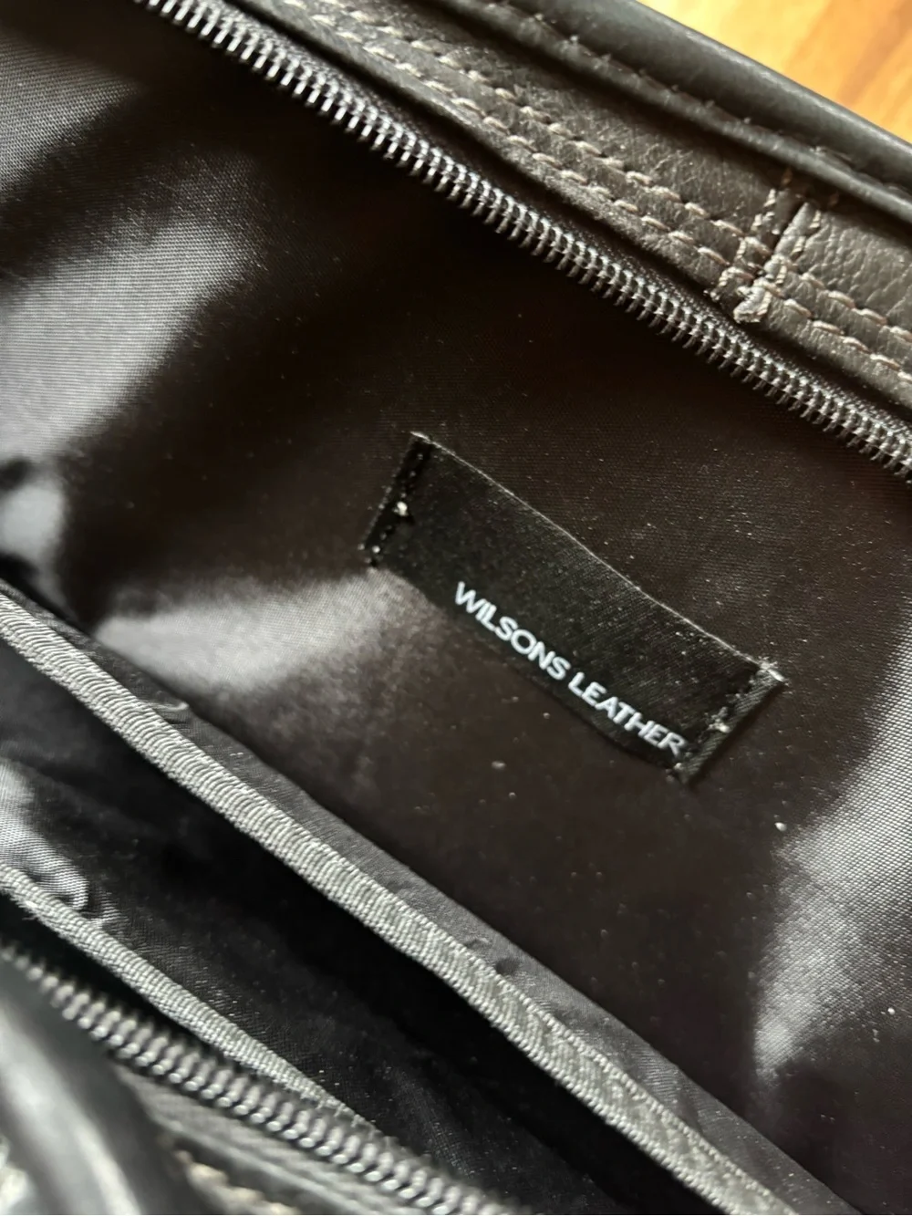 Black Wilsons Leather Briefcase